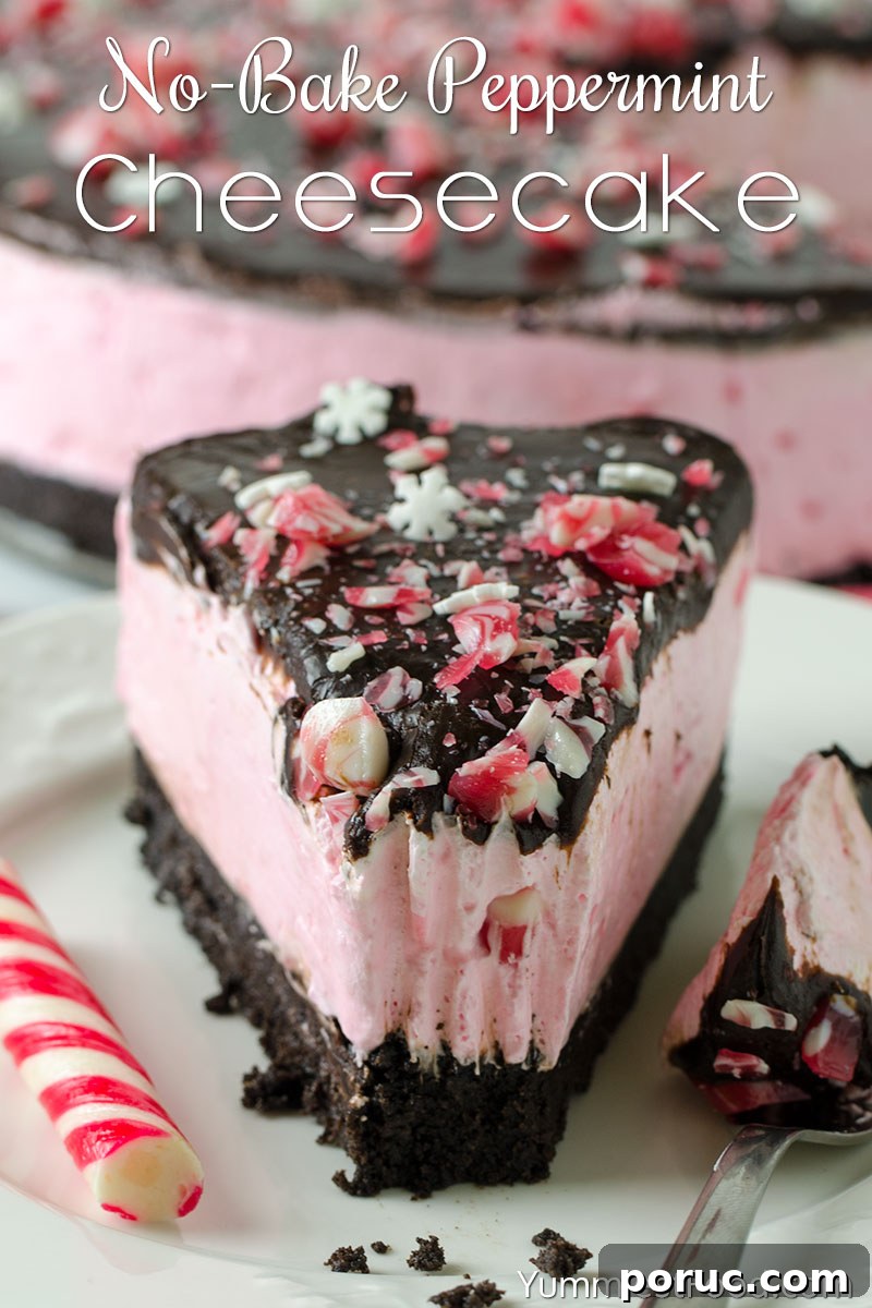 No-Bake Peppermint Cheesecake Recipe