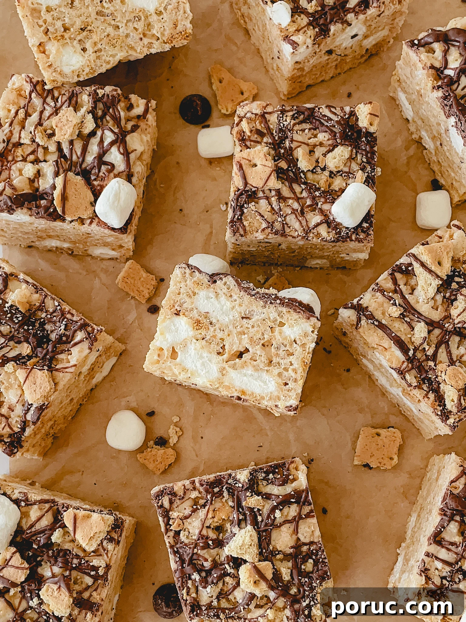 S'mores Rice Krispie Treats Recipe — Gooey Chocolate & Toasted Marshmallow 2 img 62 1