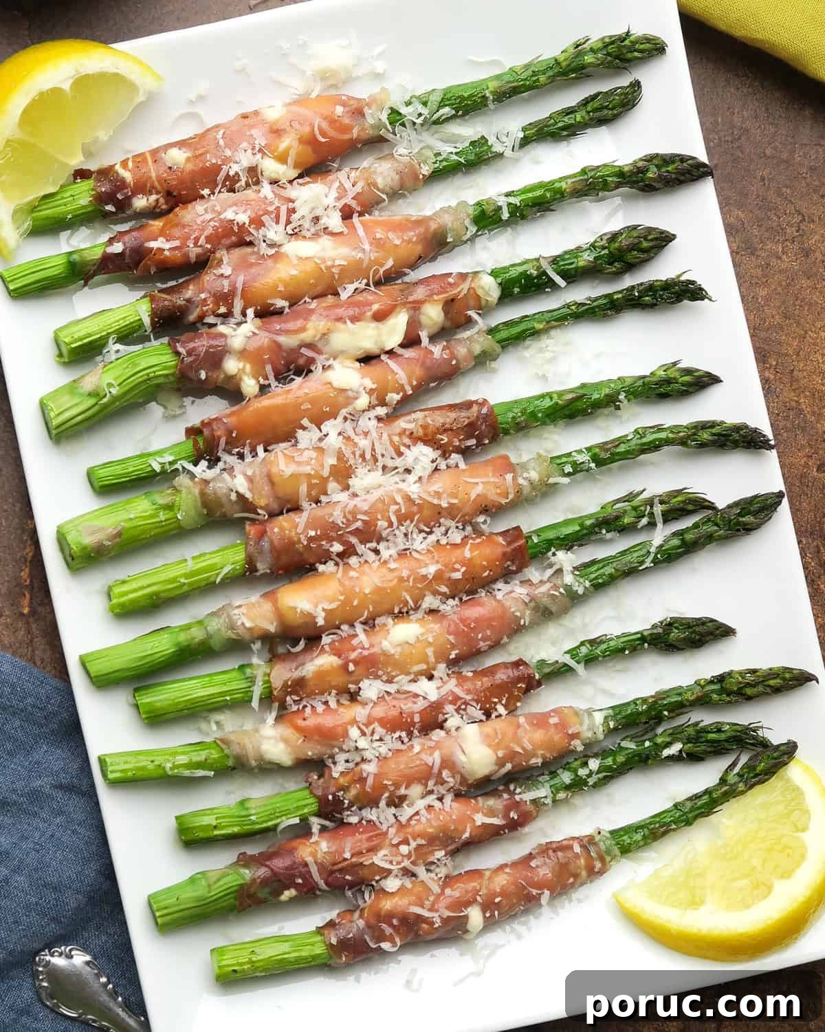 Prosciutto Wrapped Asparagus with Cream Cheese appetizer or side dish