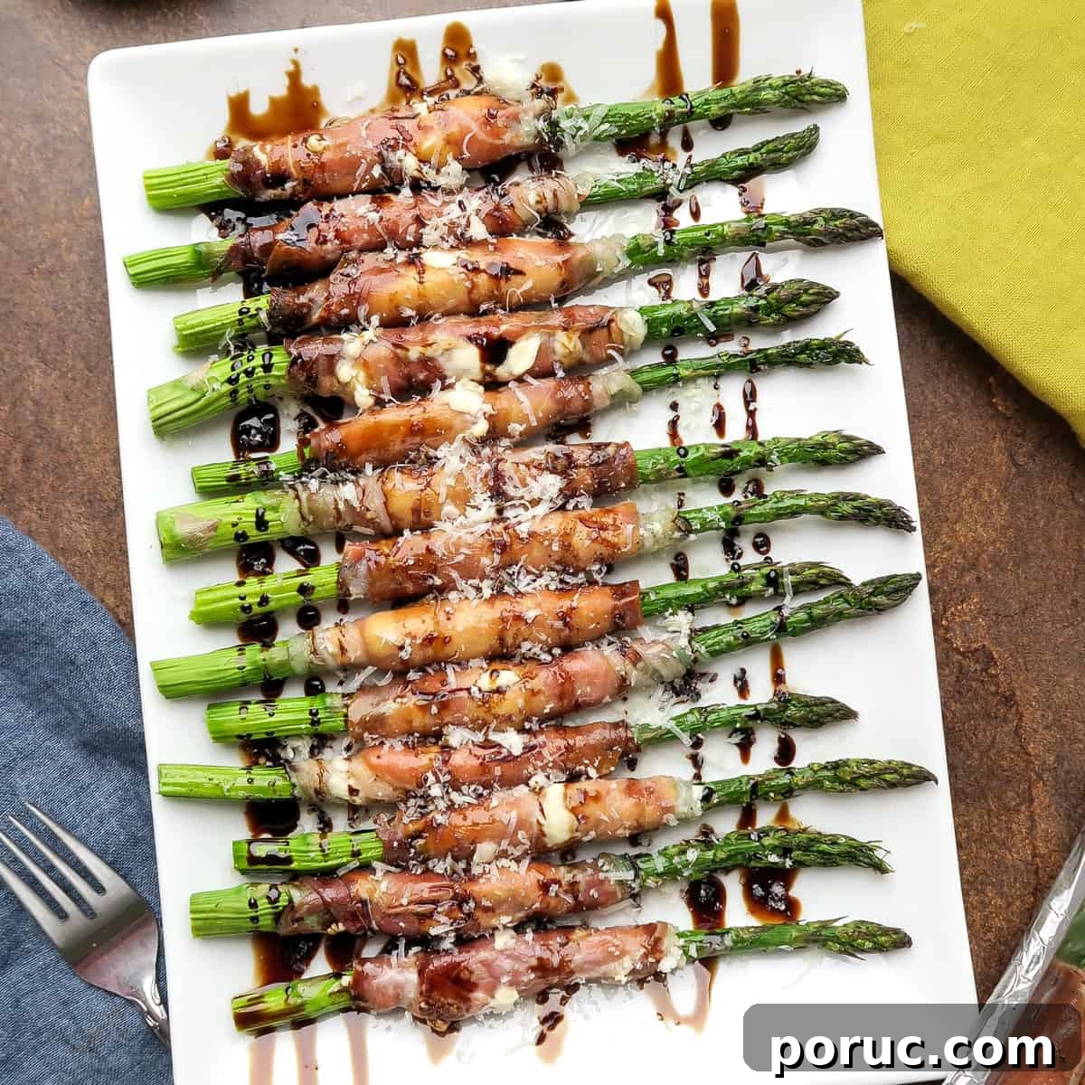 Prosciutto Wrapped Asparagus with Cream Cheese {Easy Appetizer}