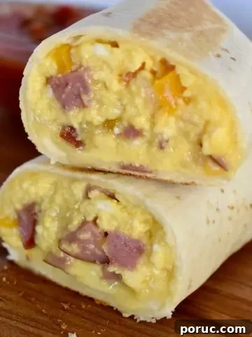 Freezer Breakfast Burritos