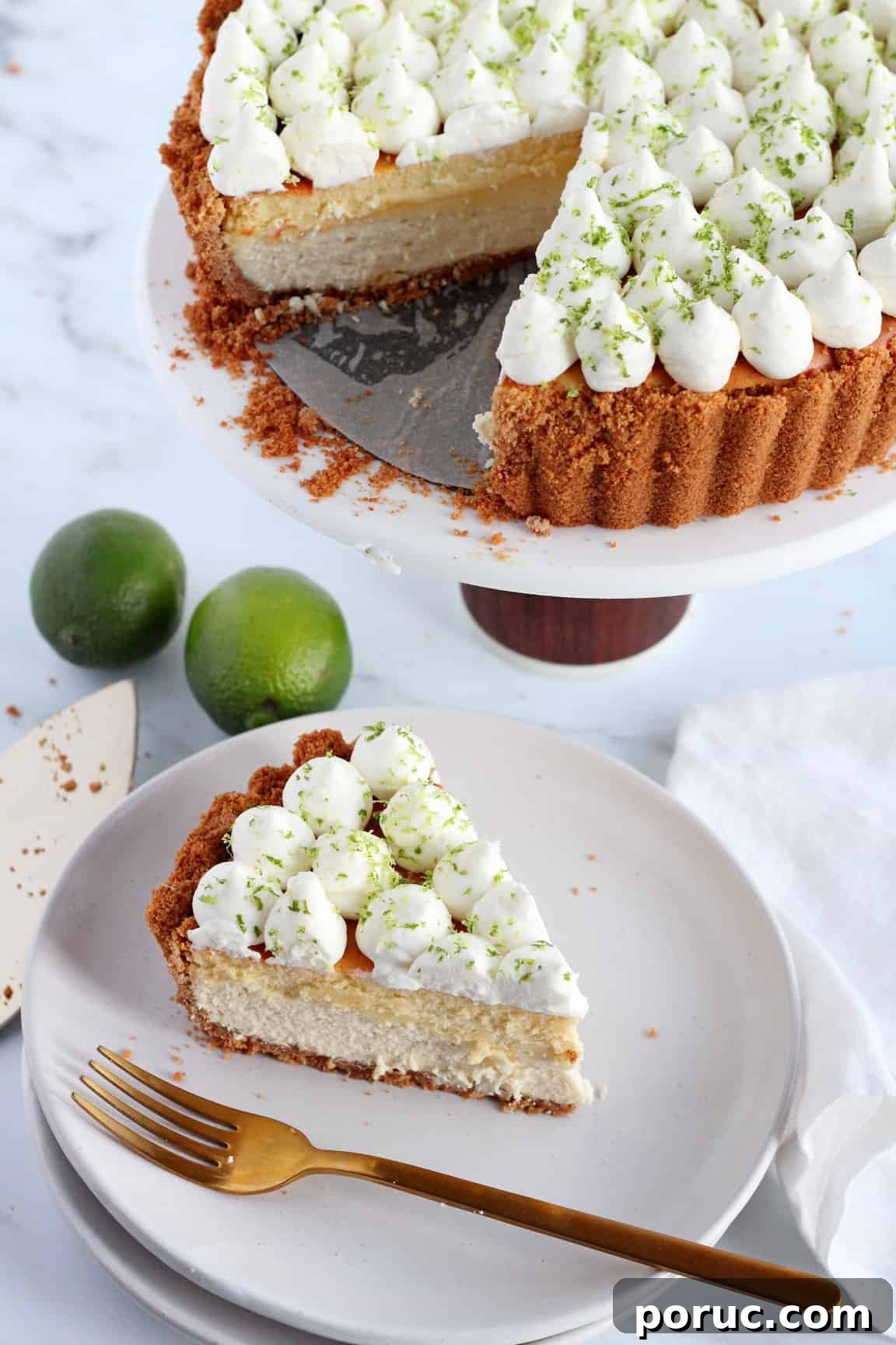 keylime cheesecake tart