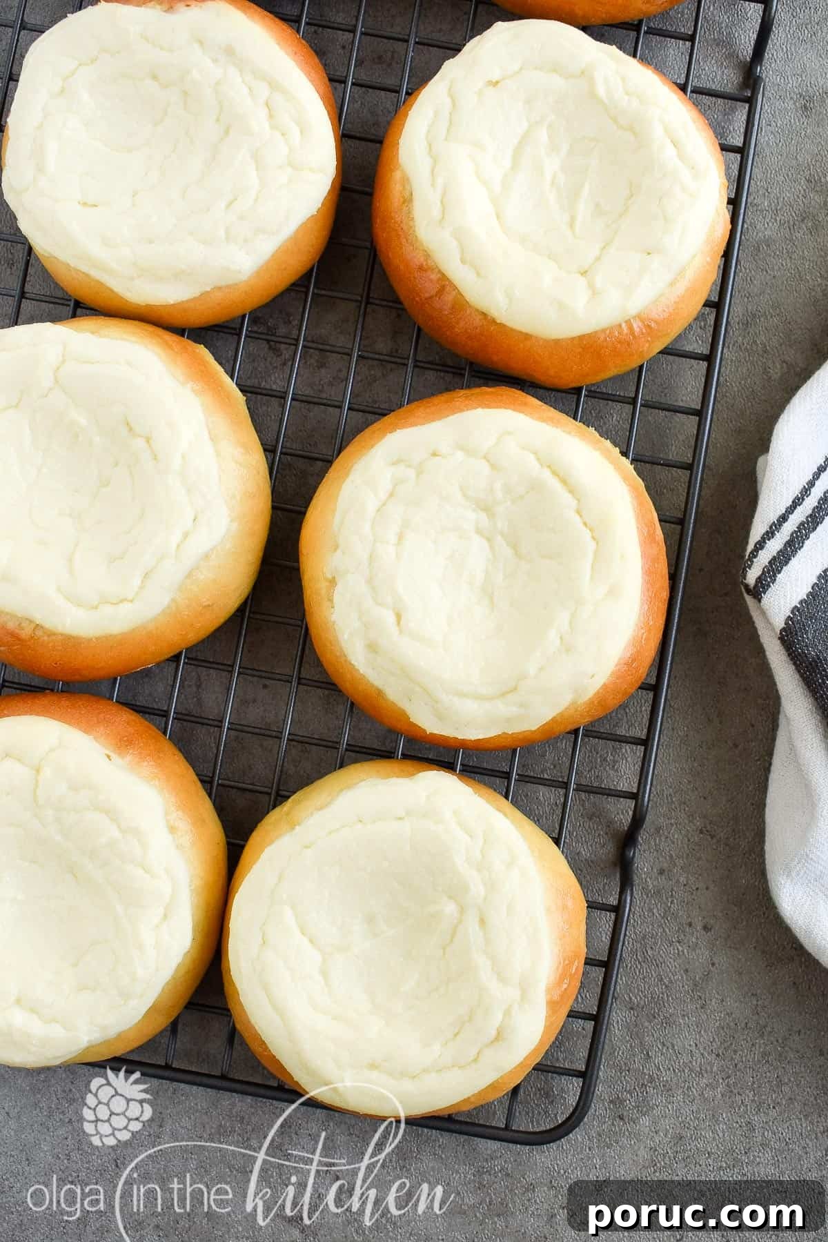 Vatrushka: Russian Sweet Cheese-Filled Buns Recipe 9 Sweet Cheese Filled Buns (Vatrushka Recipe): freezer-friendly, soft and fluffy sweet buns filled with smooth farmer’s cheese filling.