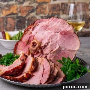 Maple Bourbon Glazed Double-Smoked Ham on the Big Green Egg 2 Double Smoked Maple Bourbon Glazed Ham on the Big Green Egg