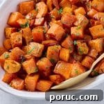 Oven Roasted Sweet Potatoes (Maple Glazed & Perfectly Caramelized)
