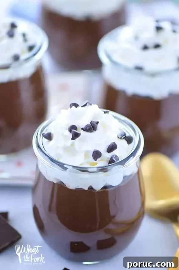 Baileys Chocolate Pudding - creamy and boozy