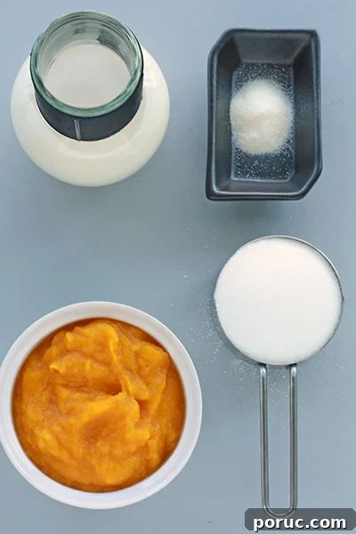 pumpkin mousse ingredients