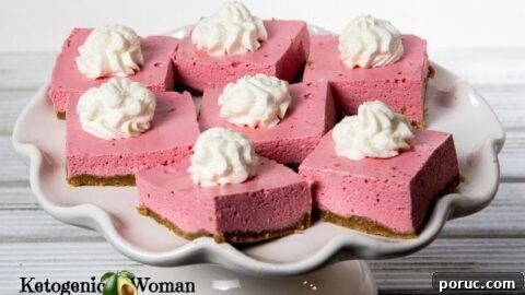 Keto Jello Dessert Squares
