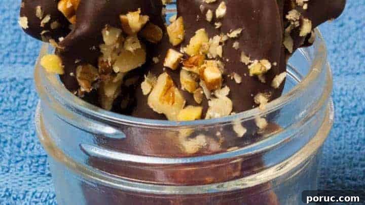 Maple Walnut Chocolate Dipped Bacon