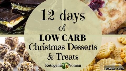 12 Days of low carb christmas desserts and treats