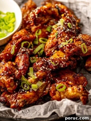 A platter of wings.