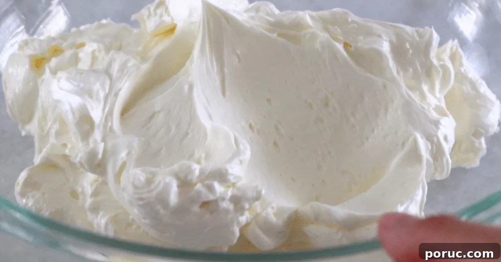 smooth Swiss buttercream in a bowl