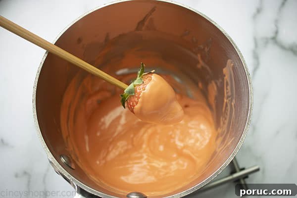 Orange Chocolate dipped Strawberry