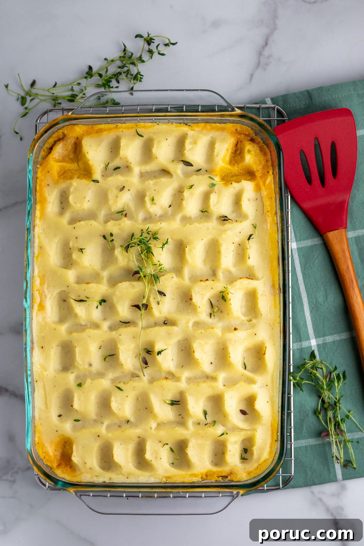 Dairy-Free Vegetarian Shepherd’s Pie Recipe for Comforting Dinner 6 Finished dairy-free shepherd's pie