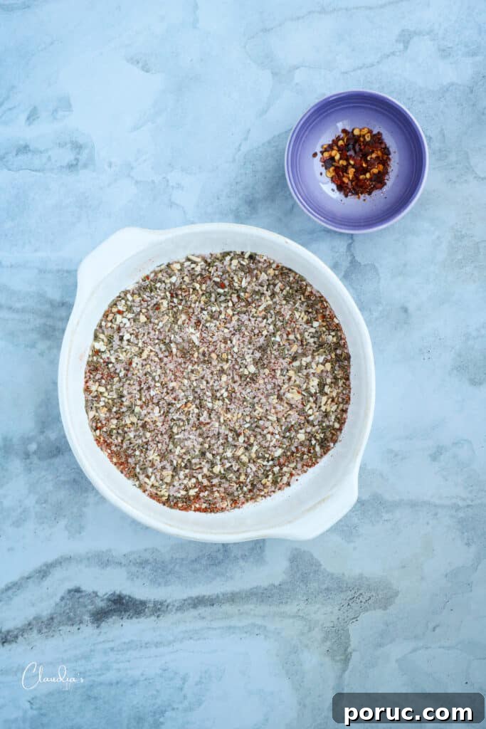 Ultimate Steak Rub: Bold Seasoning for Juicy, Flavorful Steaks 2 steak and prime rib seasoning rub in white bowl