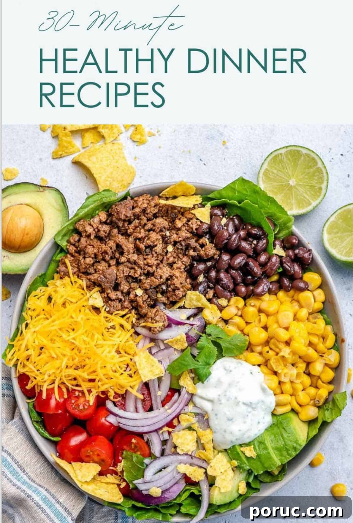 Tangy Cranberry Orange Sauce Recipe for Holidays and Leftovers 9 ebook cover with taco salad bowl in the image.