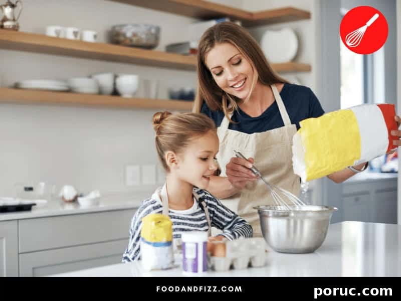 Adding a bit of flour to your watery brownie mix batter can help thicken its consistency.