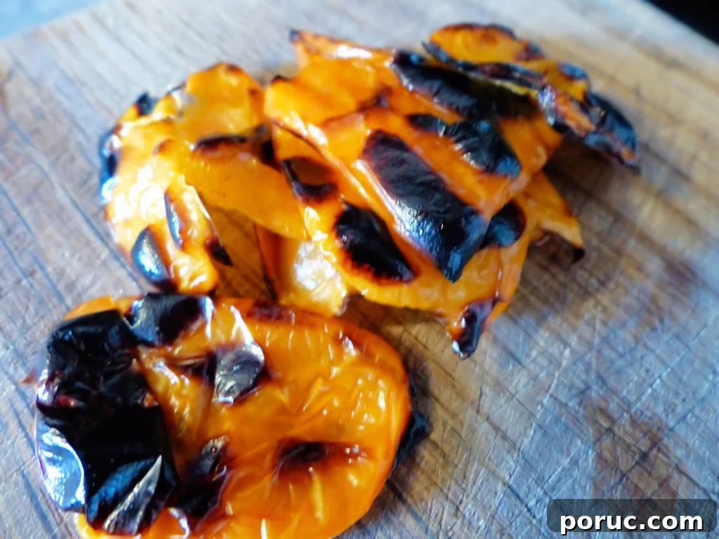 Roasted Habanero Peppers