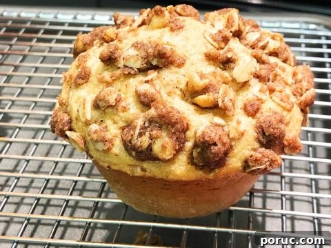 Gluten-Free Toasted Oat Muffins with Crunchy Granola Clusters 2 Close Up of Granola Cluster Muffin Topping