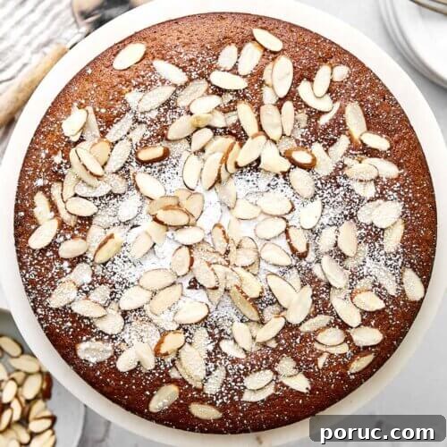 Almond cake recipe.