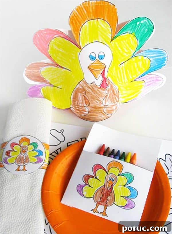 Kids Thanksgiving Table
