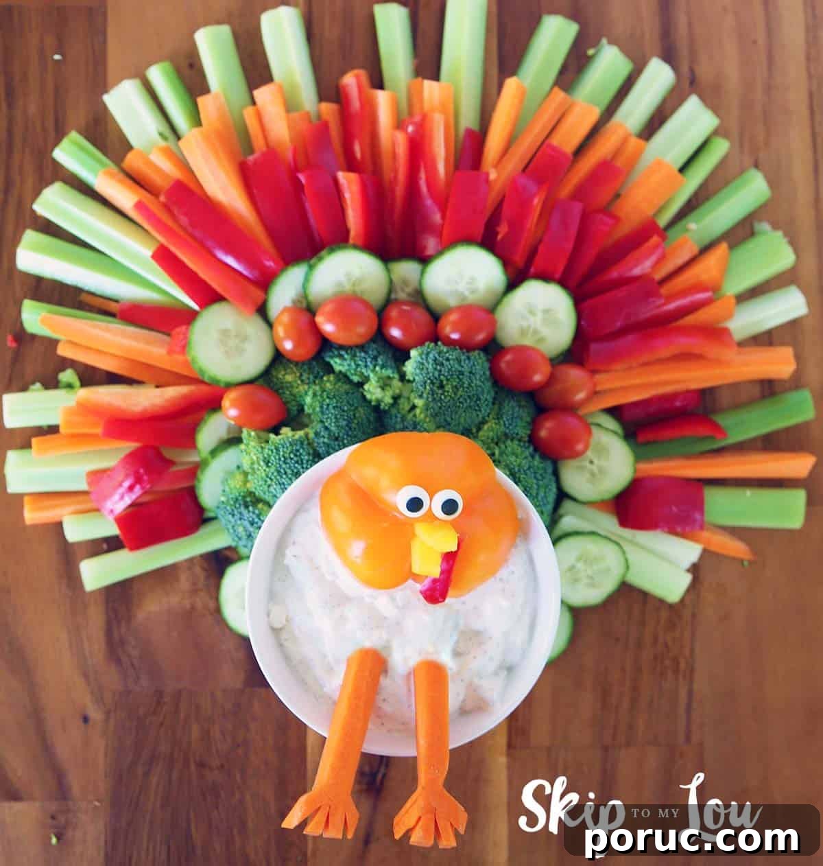turkey veggie tray