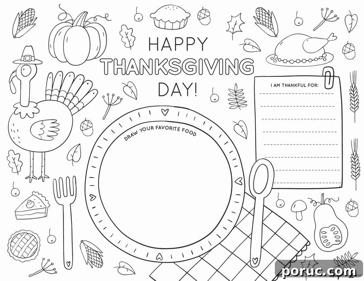 Printable Activity Placemats