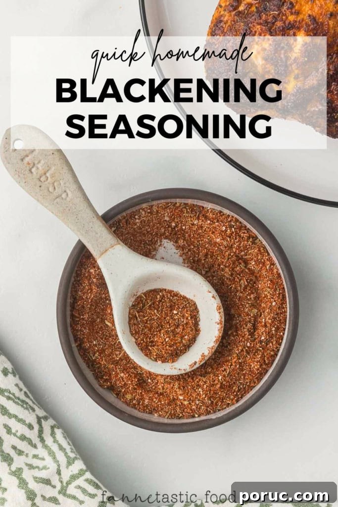 Quick 3-Minute Homemade Blackening Seasoning Mix for Bold Flavor 2 blackening seasoning in a small glass bowl